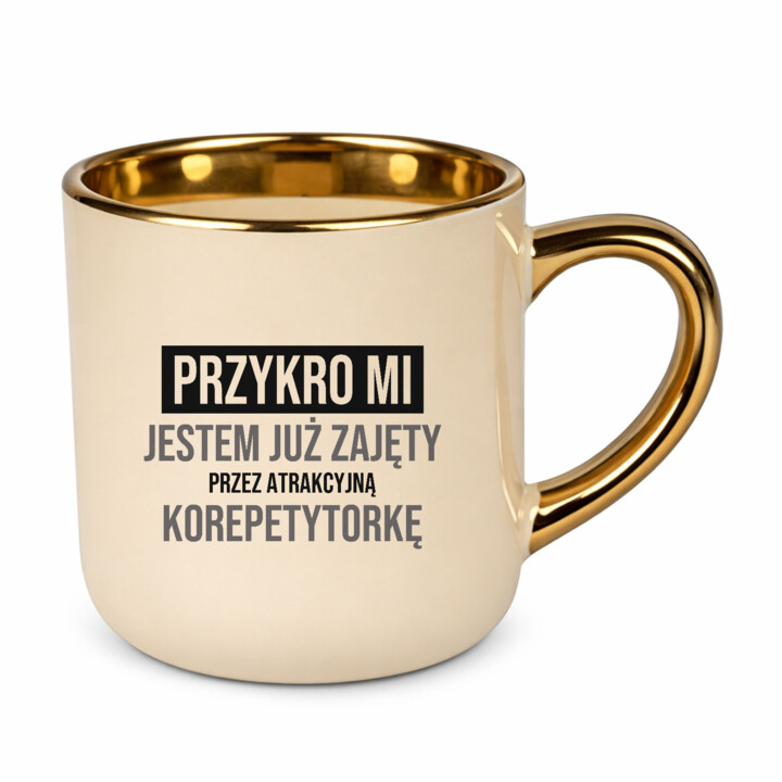 Przykro mi, jestem już zajęty przez atrakcyjną korepetytorkę - kubek elegancki na prezent