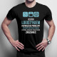 Jestem logistykiem, rozwiązuję problemy - męska koszulka z nadrukiem