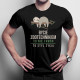 Bycie zootechnikiem to styl życia - męska koszulka z nadrukiem