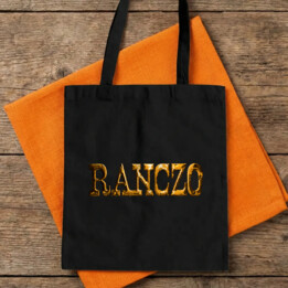 Złote logo Ranczo - torba bawełniana na prezent dla fanów serialu