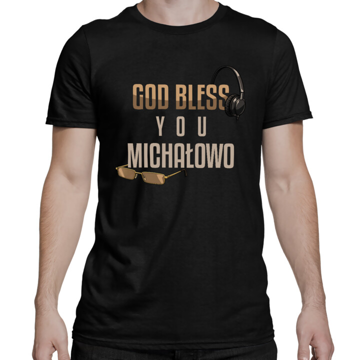God bless you Michałowo - męska koszulka na prezent dla fanów serialu Ranczo