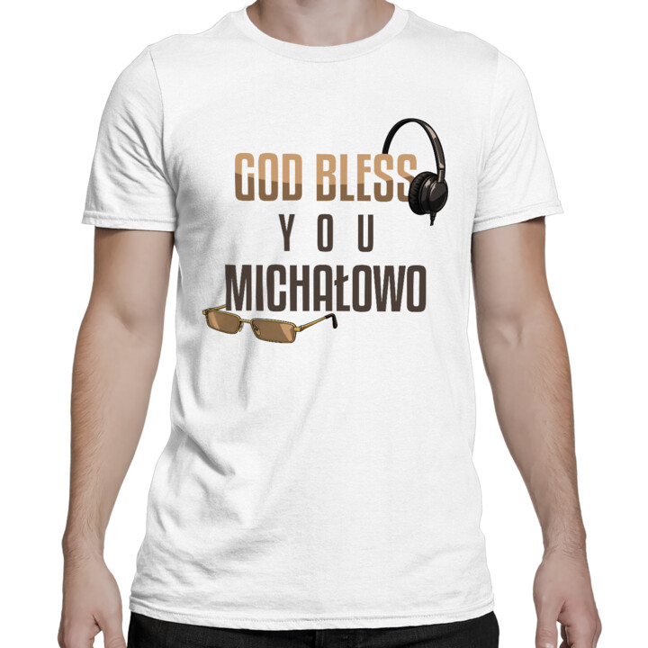 God bless you Michałowo - męska koszulka na prezent dla fanów serialu Ranczo