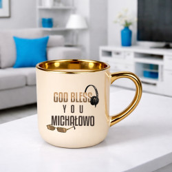 God bless you Michałowo - elegancki kubek na prezent dla fanów serialu Ranczo
