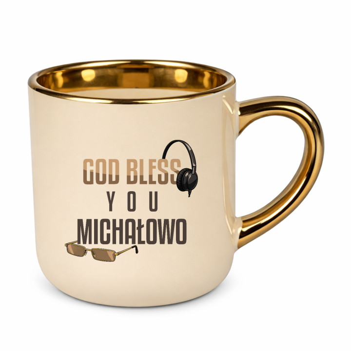 God bless you Michałowo - elegancki kubek na prezent dla fanów serialu Ranczo