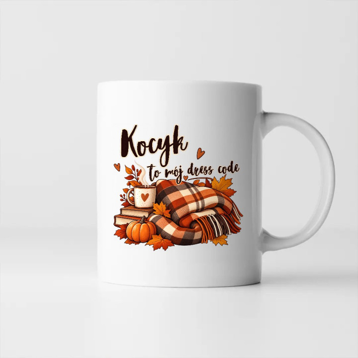 Kocyk to mój dress code - kubek na prezent