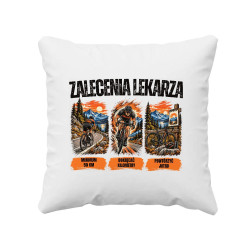 Zalecenia lekarza dla rowerzysty - poduszka na prezent