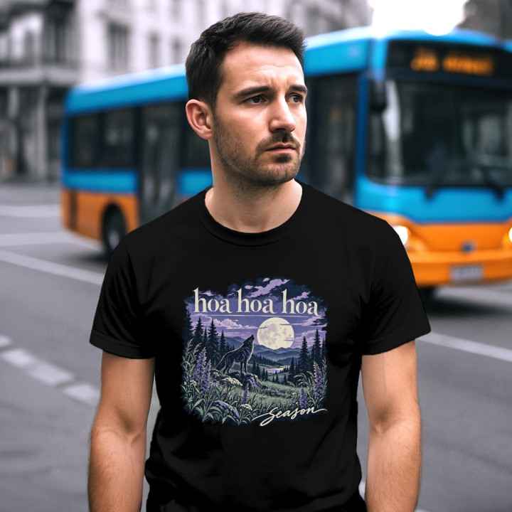 Hoa hoa hoa season - męska koszulka na prezent