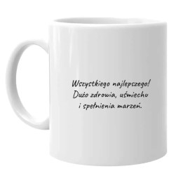 Kubek z własnym tekstem