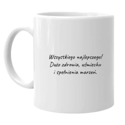 Kubek z własnym tekstem