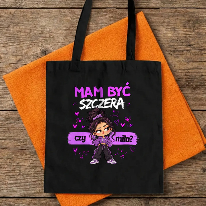 Mam być szczera czy miła? - torba na prezent