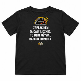Zapłaciłem za cały licznik, to będę używał całego licznika - męska koszulka FixBros
