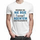 Niczego się nie boję - agent ubezpieczeniowy - męska koszulka z nadrukiem