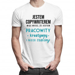 Jestem copywriterem - męska koszulka z nadrukiem