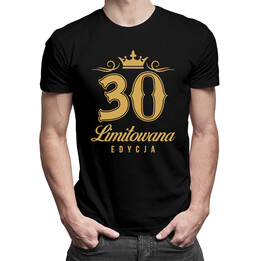 30 lat - limitowana edycja - męska koszulka z nadrukiem