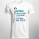 Nordic walking to nie hobby, to sposób na życie - męska koszulka z nadrukiem
