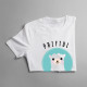 Przytul alpakę - damska koszulka z nadrukiem