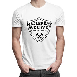 Najlepszy szewc w całej wsi - męska koszulka z nadrukiem