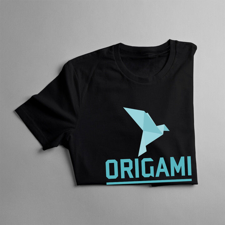 ORIGAMI. A jaka jest Twoja supermoc? - męska koszulka z nadrukiem