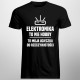 Elektronika to nie hobby - męska koszulka z nadrukiem