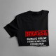 Brygadzista - rozwiązuję problemy - męska koszulka z nadrukiem