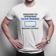 Urodzony do uprawiania elektroniki - męska koszulka z nadrukiem