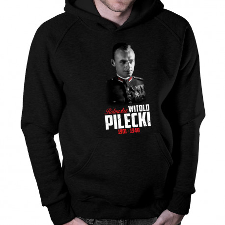 Rotmistrz Witold Pilecki - męska bluza z nadrukiem