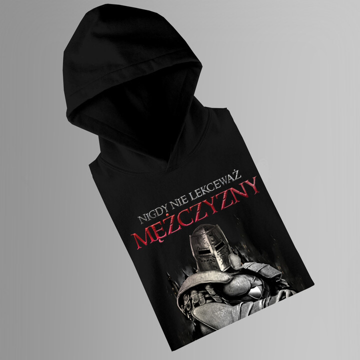 Nigdy nie lekceważ mężczyzny urodzonego w czerwcu - męska bluza z nadrukiem