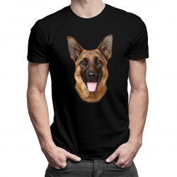 Shepard dog - męska koszulka z nadrukiem