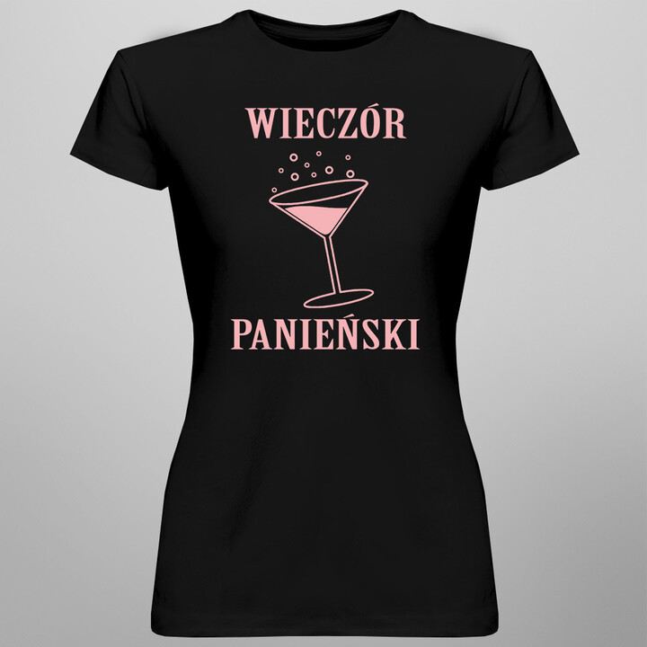 Wieczór panieński v.1 - damska koszulka z nadrukiem