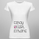 Girl - damska koszulka z nadrukiem