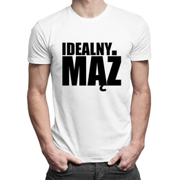 Idealny mąż - męska koszulka z nadrukiem