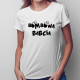 Bombowa babcia - damska koszulka z nadrukiem