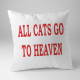 All cats go to heaven - poduszka z nadrukiem