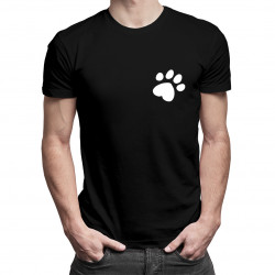 Łapka kocia - koszulka z nadrukiem