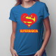 Super babcia - damska koszulka z nadrukiem