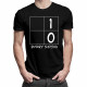 Binary Sudoku - męska koszulka z nadrukiem