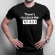 There's no place like 127.0.0.1 - męska koszulka z nadrukiem