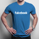 Fakebook - męska koszulka z nadrukiem
