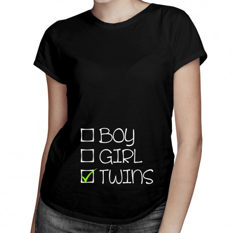 Twins - damska koszulka z nadrukiem