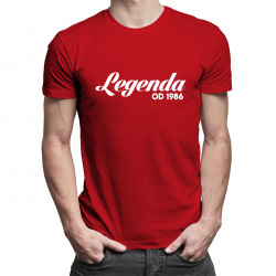 Legenda od... - męska koszulka z nadrukiem