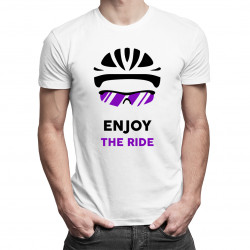 Enjoy the ride - męska koszulka z nadrukiem