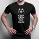 Keep Calm Star Wars - męska koszulka z nadrukiem
