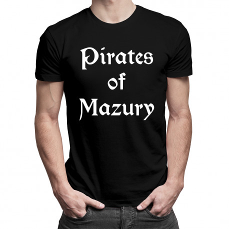 Pirates of mazury - damska lub męska koszulka z nadrukiem