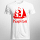 Kapitan - męska koszulka z nadrukiem