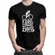 I like to ride bikes - męska koszulka z nadrukiem