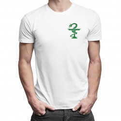 Farmacja - męska koszulka z nadrukiem