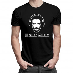 (Dr) House Music - męska koszulka z nadrukiem