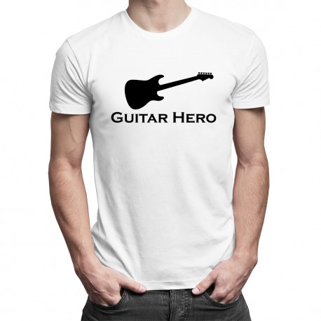 Guitar Hero - męska koszulka z nadrukiem