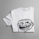 Troll face - męska koszulka z nadrukiem