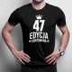 47 lat Edycja Limitowana - męska koszulka z nadrukiem - prezent na urodziny